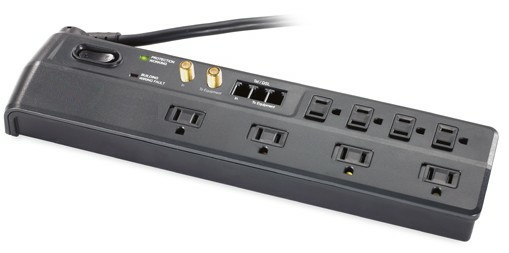 Surge Protector with phone jack